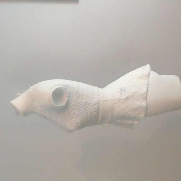 Bebe Candice Lace SS Peplum, Small, Radiant Orchid - Picture 2 of 5